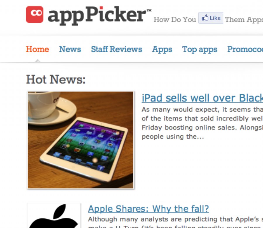 Apppicker.com dives deep into iTunes for developers